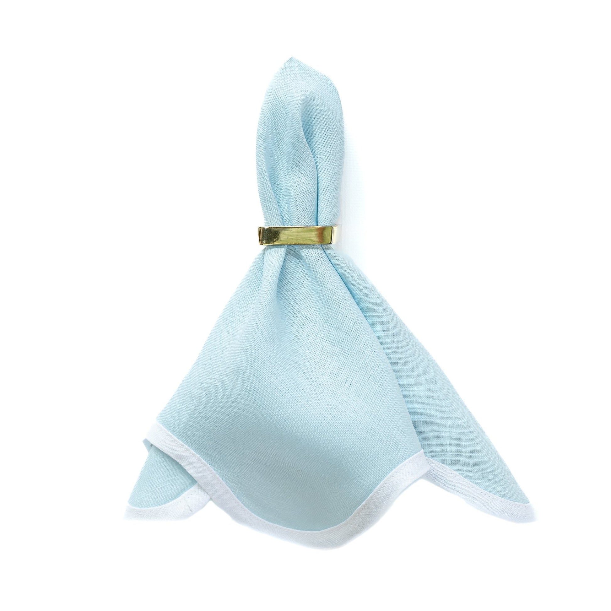 Scalloped Napkin in Sky Blue Set of 4 - Hosted by Kelly Gaudreau