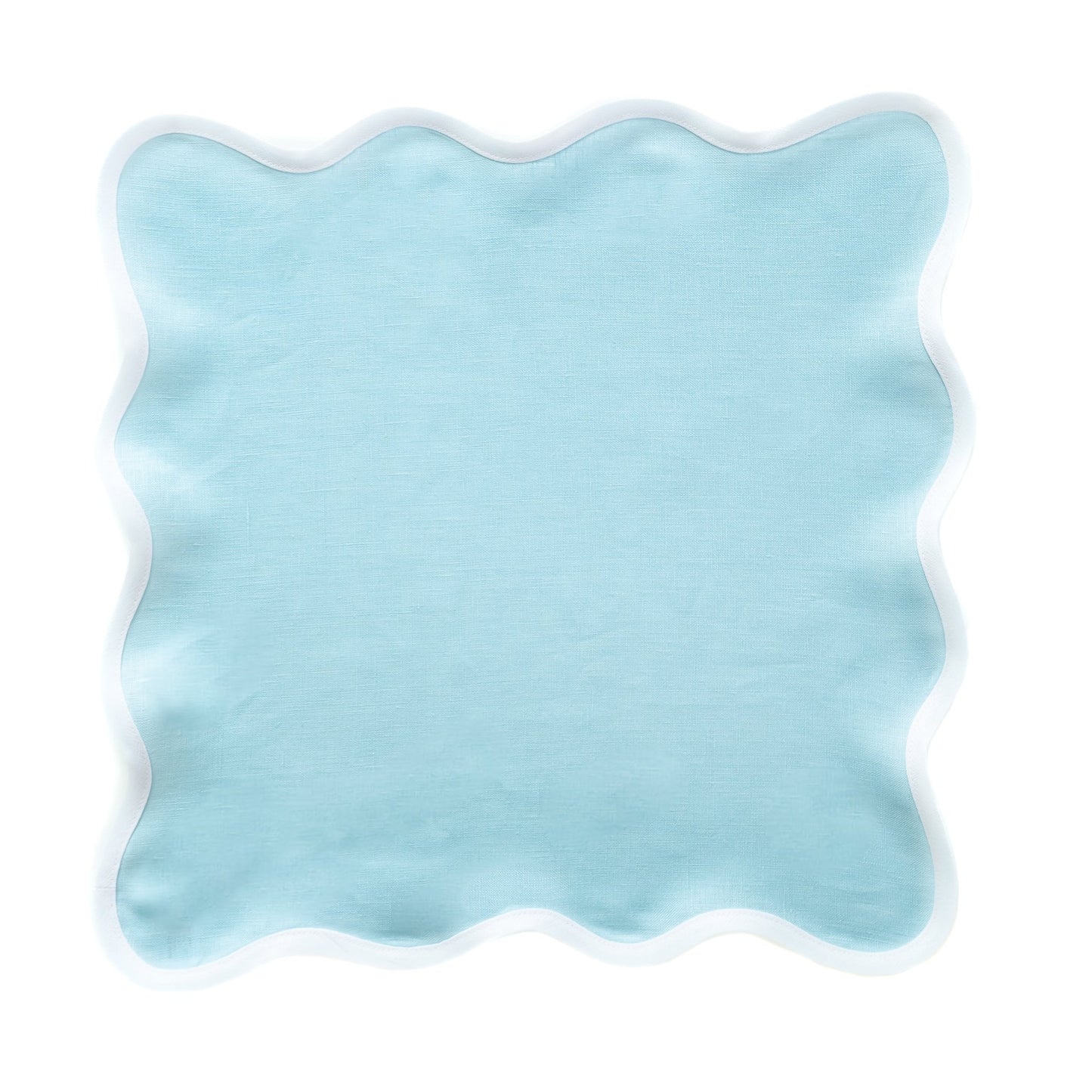Scalloped Napkin in Sky Blue Set of 4 - Hosted by Kelly Gaudreau