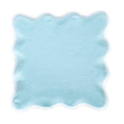 Scalloped Napkin in Sky Blue Set of 4 - Hosted by Kelly Gaudreau