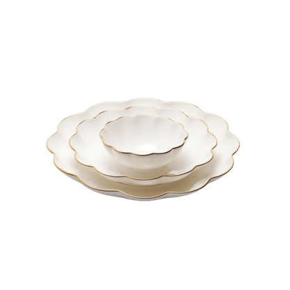Scalloped Nesting Serving Dishes - Set of 3 - Hosted by Kelly Gaudreau