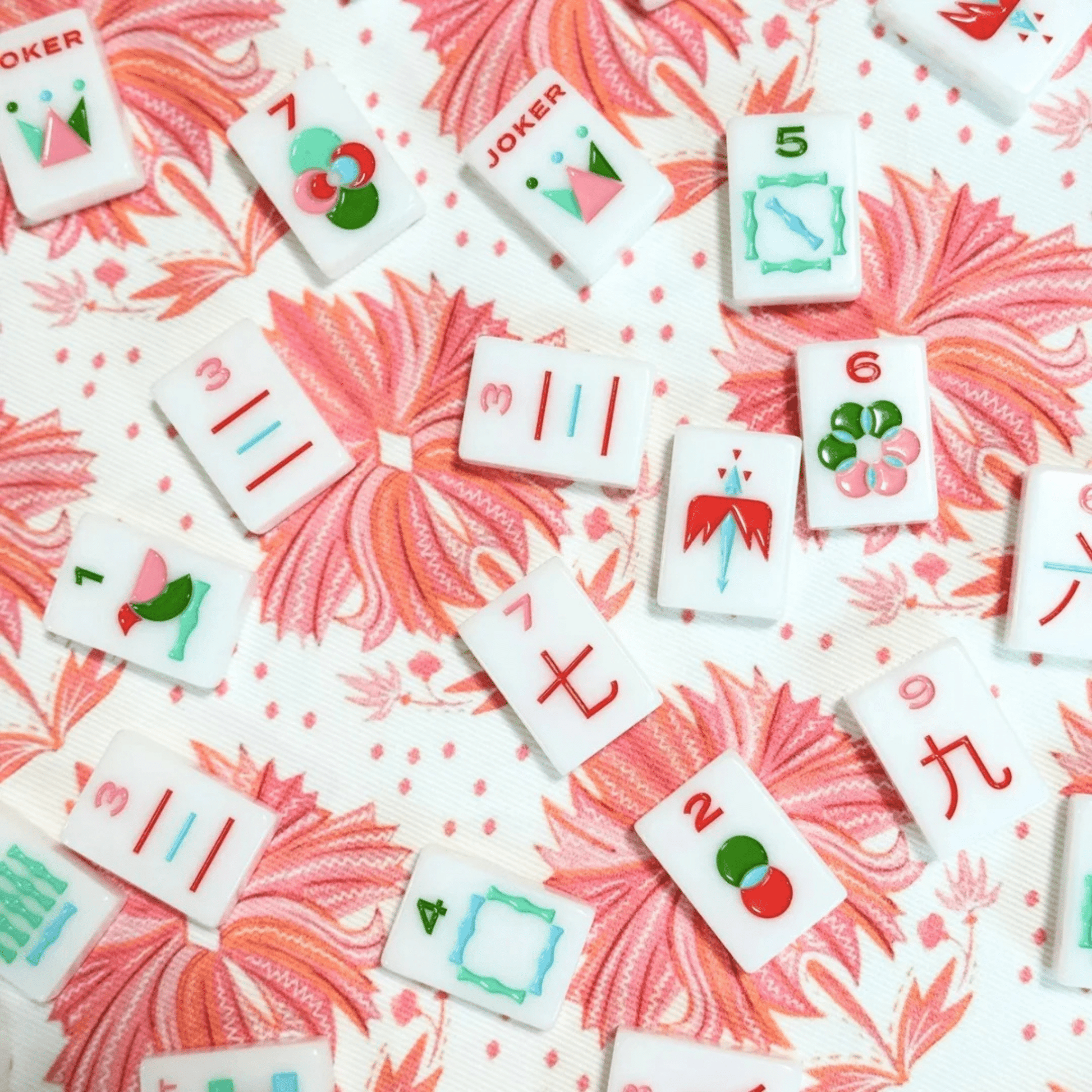 Scalloped Square Game Table Topper - Lotus Flower - Hosted by Kelly Gaudreau