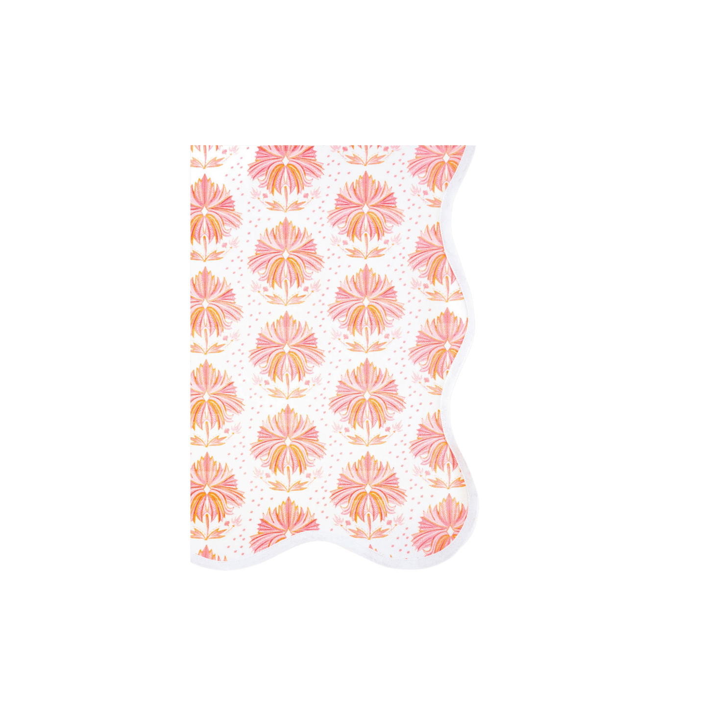 Scalloped Square Game Table Topper - Lotus Flower - Hosted by Kelly Gaudreau