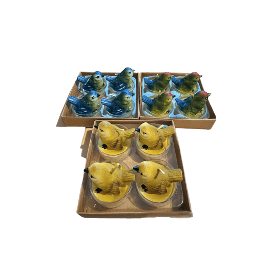 Sculpted Bird Tea Lights Set of 4 - Hosted by Kelly Gaudreau