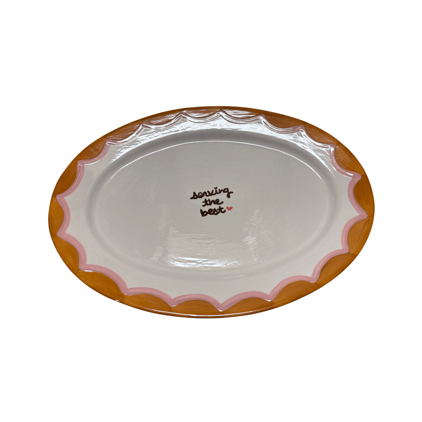 “serving the best” Oval Platter - Hosted by Kelly Gaudreau