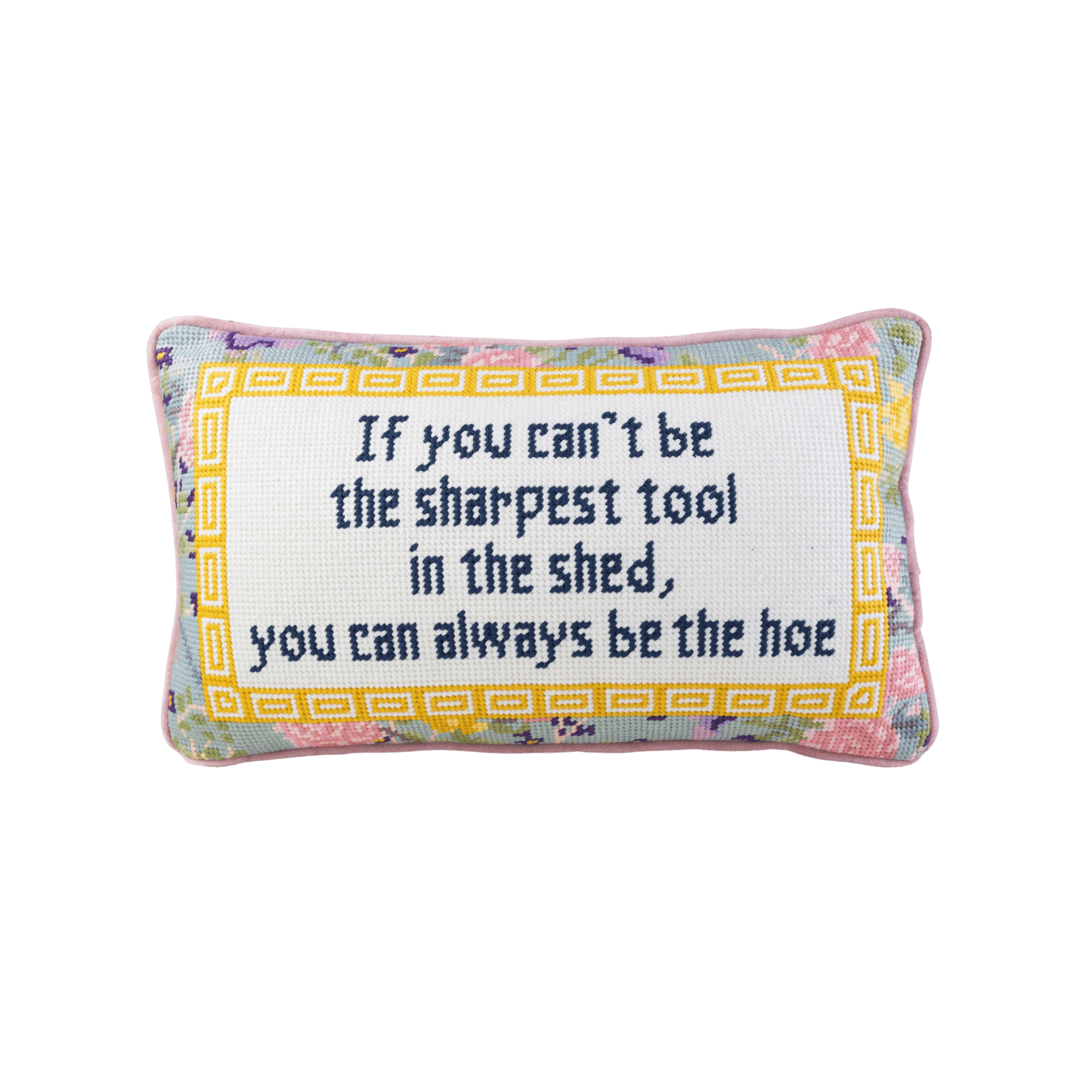 Sharpest Tool Needlepoint Pillow - Hosted by Kelly Gaudreau