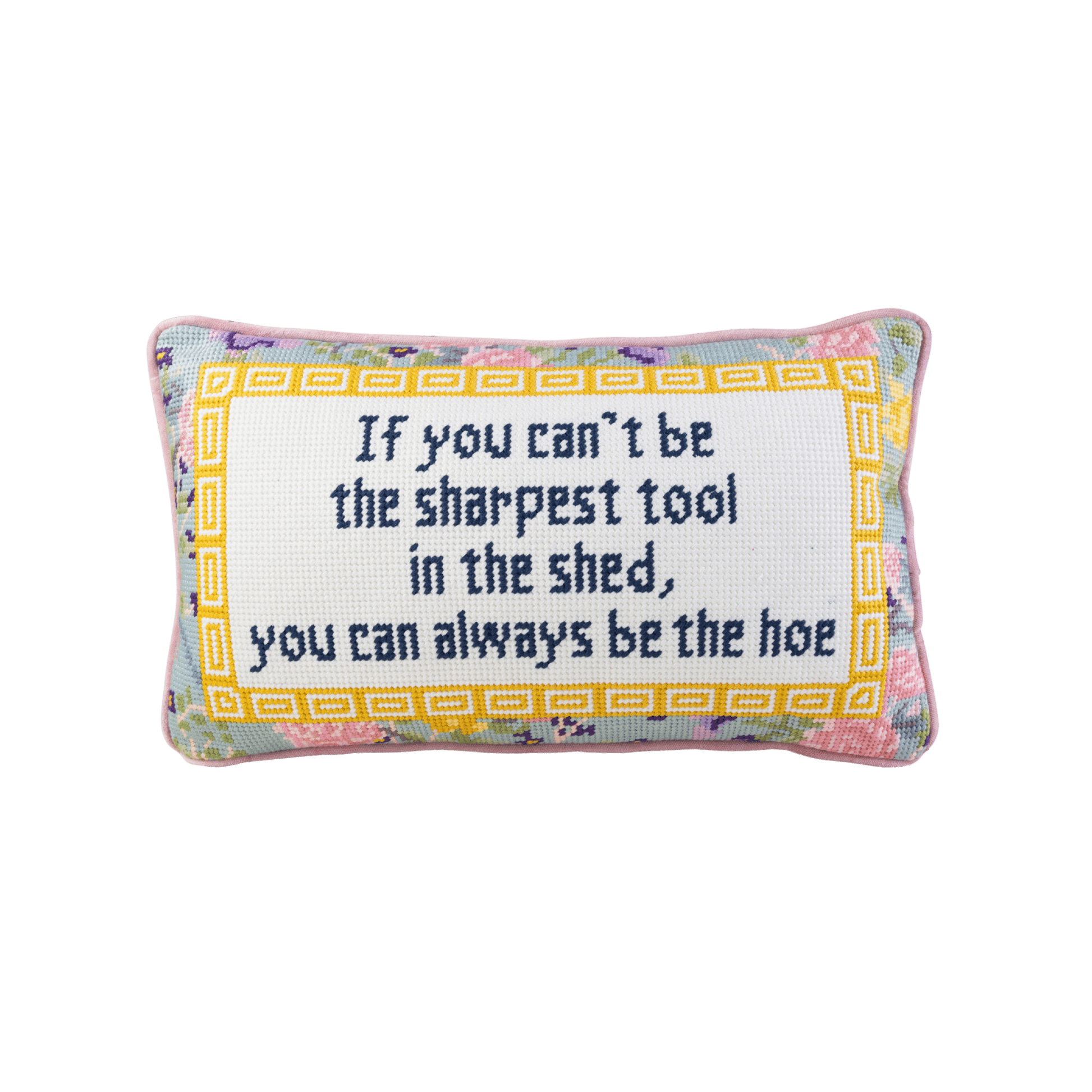 Sharpest Tool Needlepoint Pillow - Hosted by Kelly Gaudreau