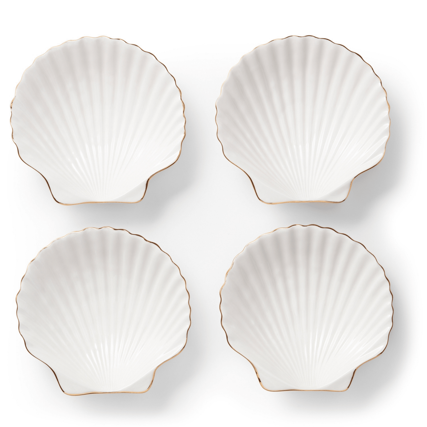 Shell Appetizer Plates - Set of 4 - Hosted by Kelly Gaudreau