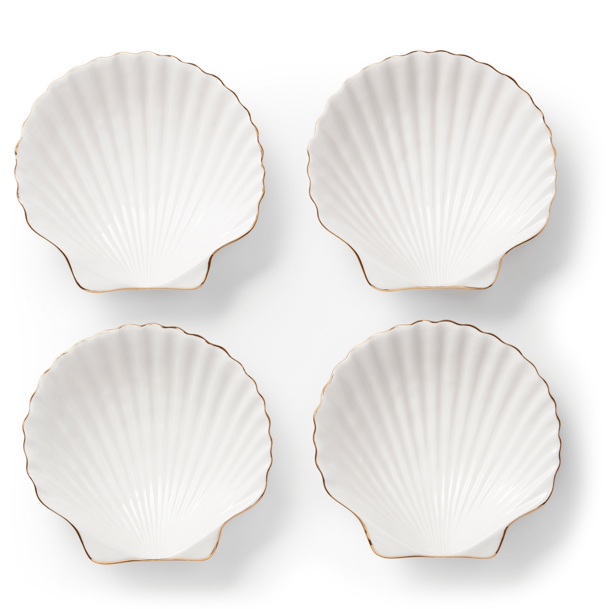 Shell Appetizer Plates - Set of 4 - Hosted by Kelly Gaudreau