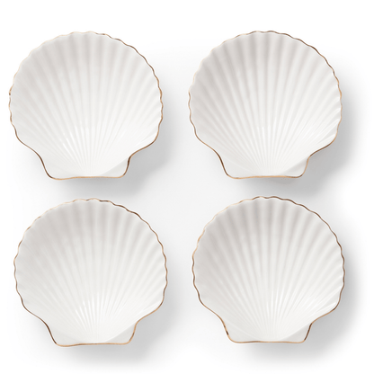 Shell Appetizer Plates - Set of 4 - Hosted by Kelly Gaudreau