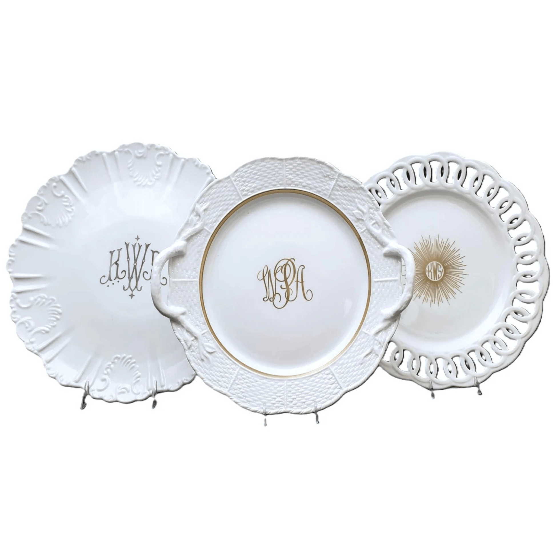 Signature Round Sculpted Monogrammed Platter - Hosted by Kelly Gaudreau