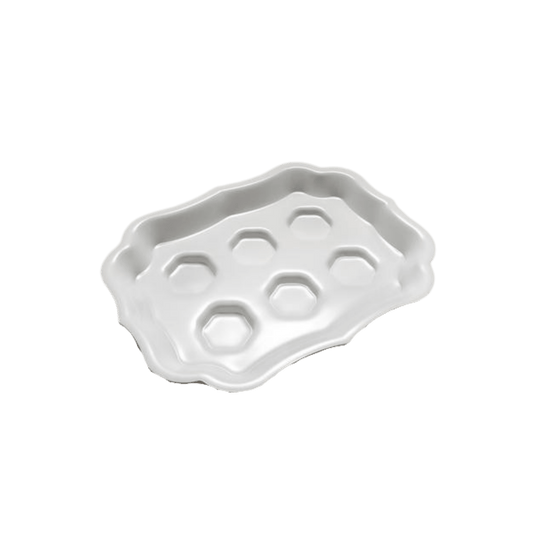 Six - Slot Serving Tray - White - Hosted by Kelly Gaudreau