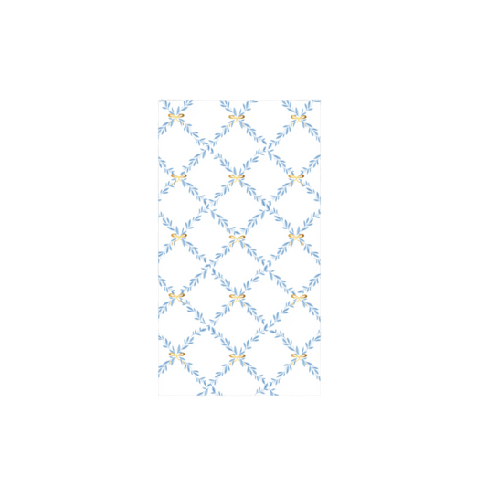 Sky Blue Trellis Guest Towel - Hosted by Kelly Gaudreau