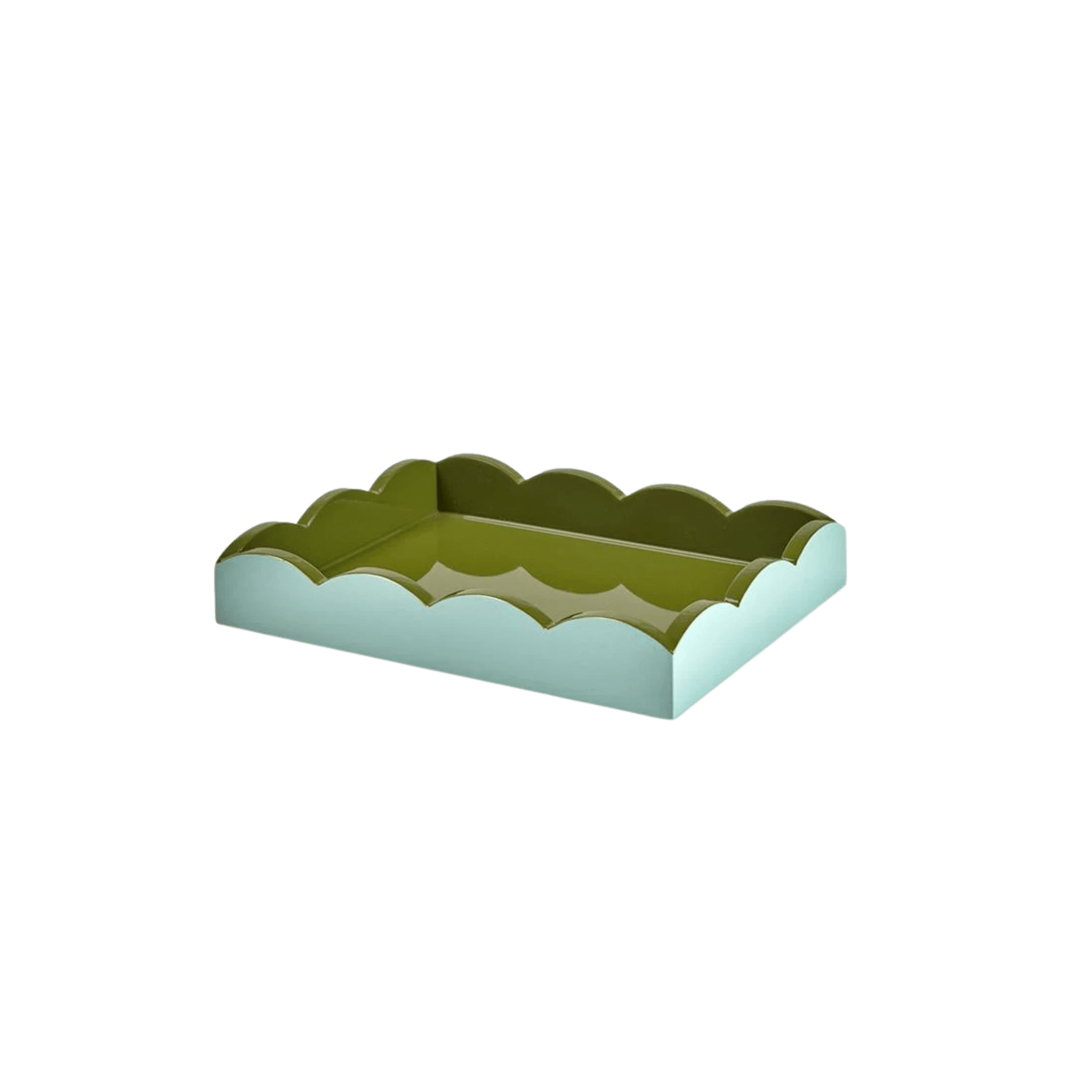 Small Lacquered Scallop Two - Tone Tray - Hosted by Kelly Gaudreau