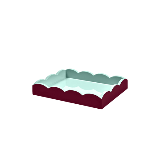 Small Lacquered Scallop Two - Tone Tray - Hosted by Kelly Gaudreau