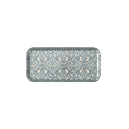 Snowbirds Narrow Birchwood Small Decorative Tray - Hosted by Kelly Gaudreau