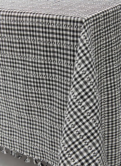 Soho Tablecloth in Black 63'x120' - Hosted by Kelly Gaudreau