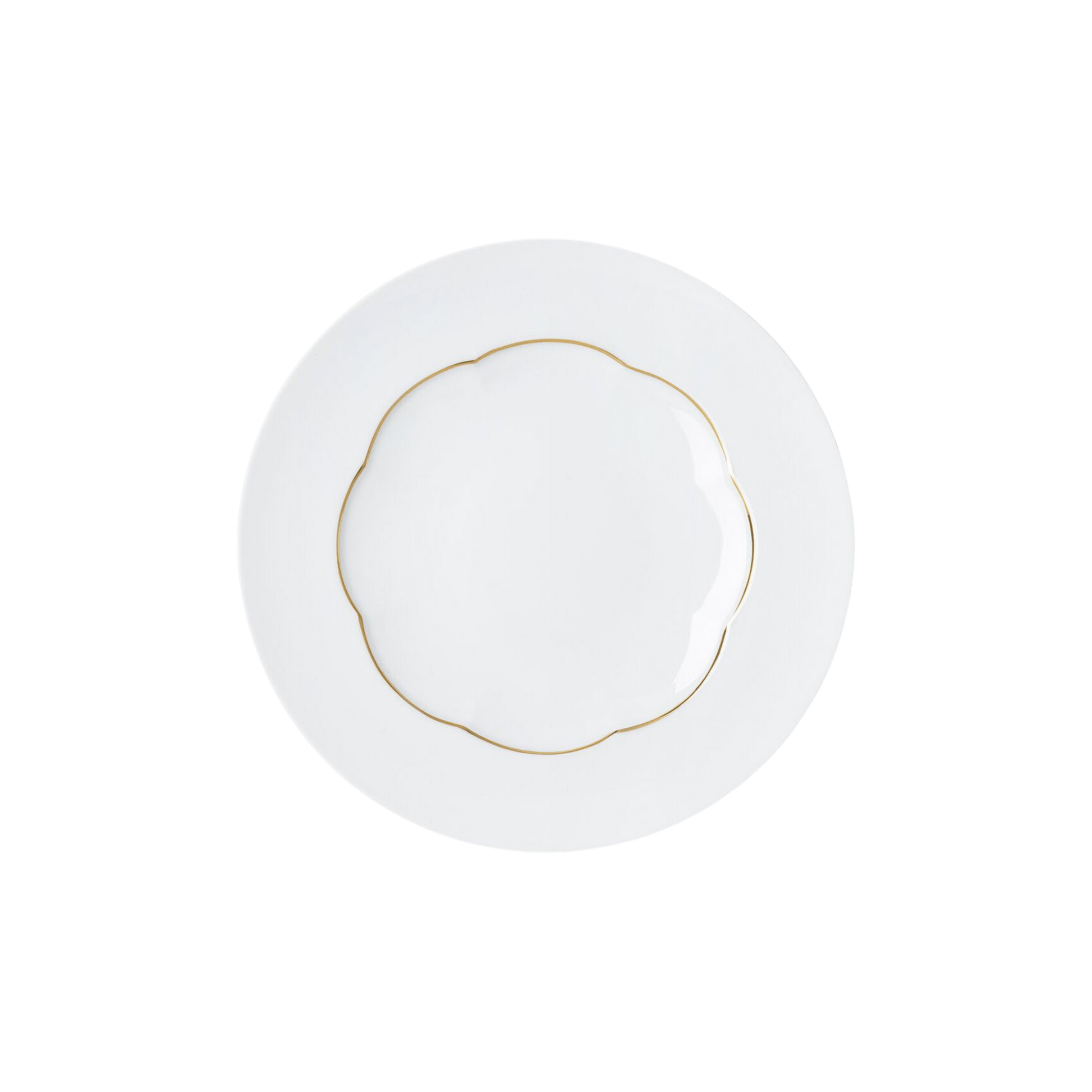 Sonetto Oro 23 cm Flat Salad Plate - Hosted by Kelly Gaudreau