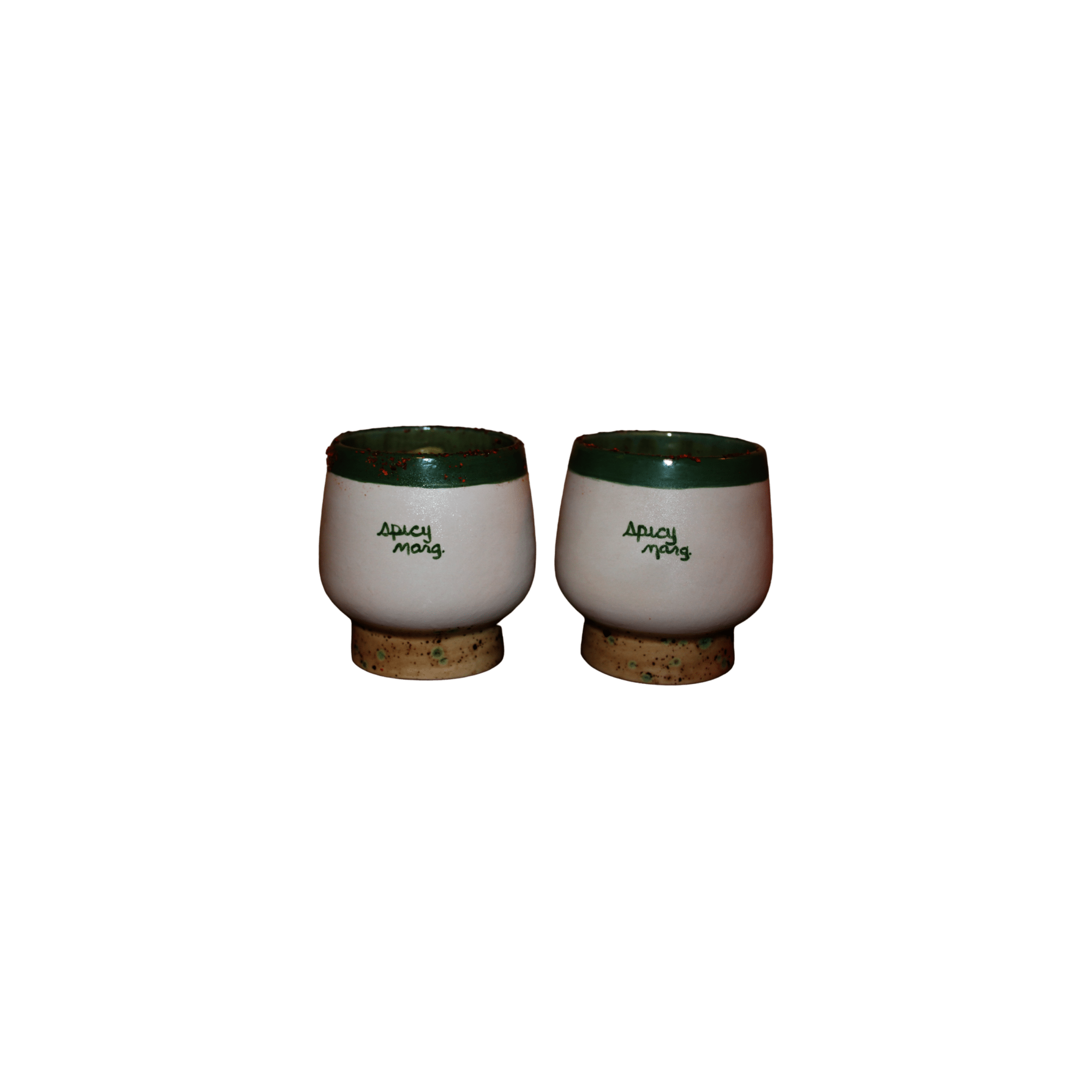 Spicy Margarita Glass (Hunter Green) Set of 2