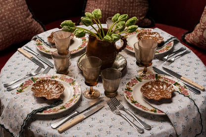Splatter Coquillage Dish in Terracotta and Cream - Hosted by Kelly Gaudreau