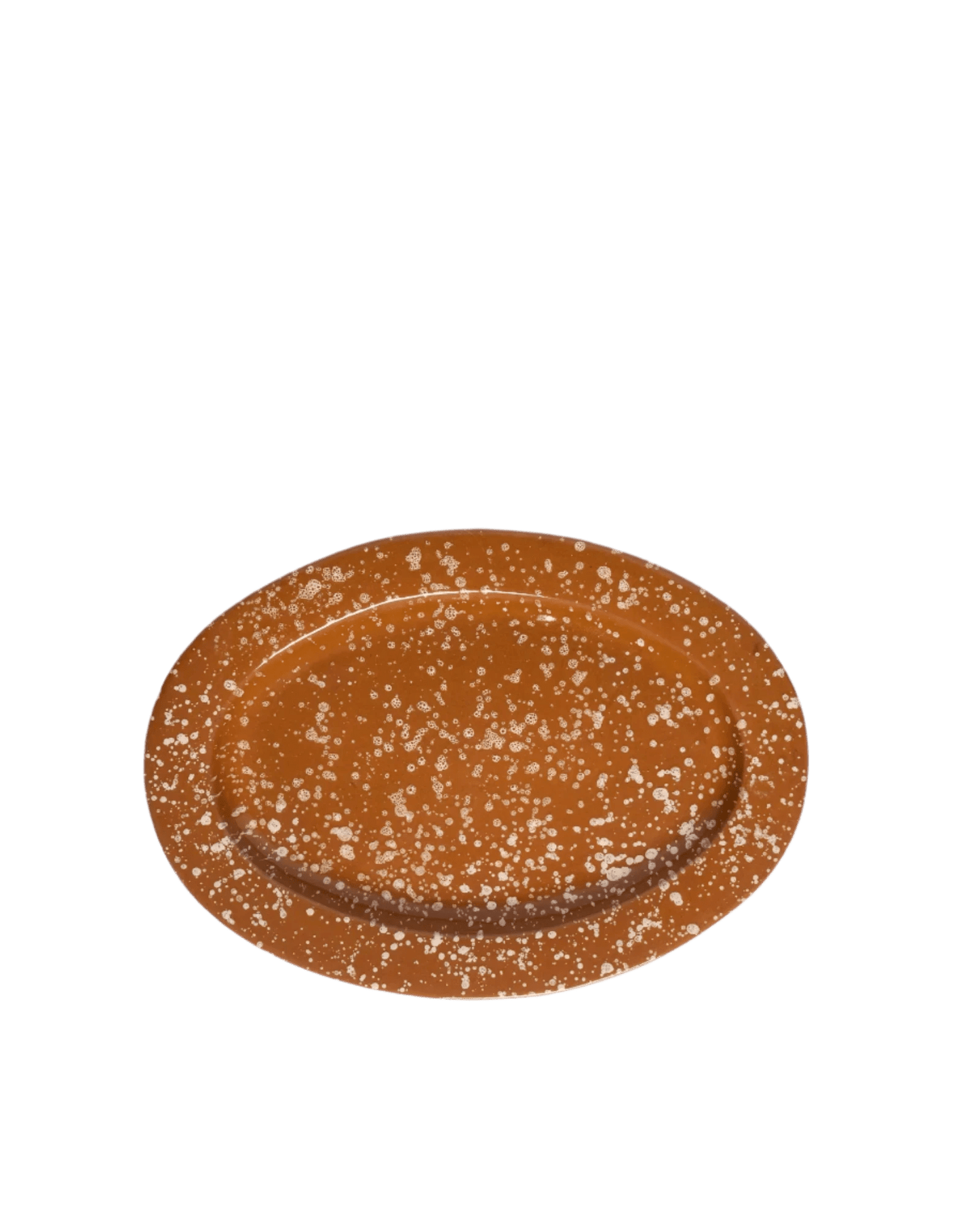 Splatter Serving Platter in Terracotta and Cream - Hosted by Kelly Gaudreau