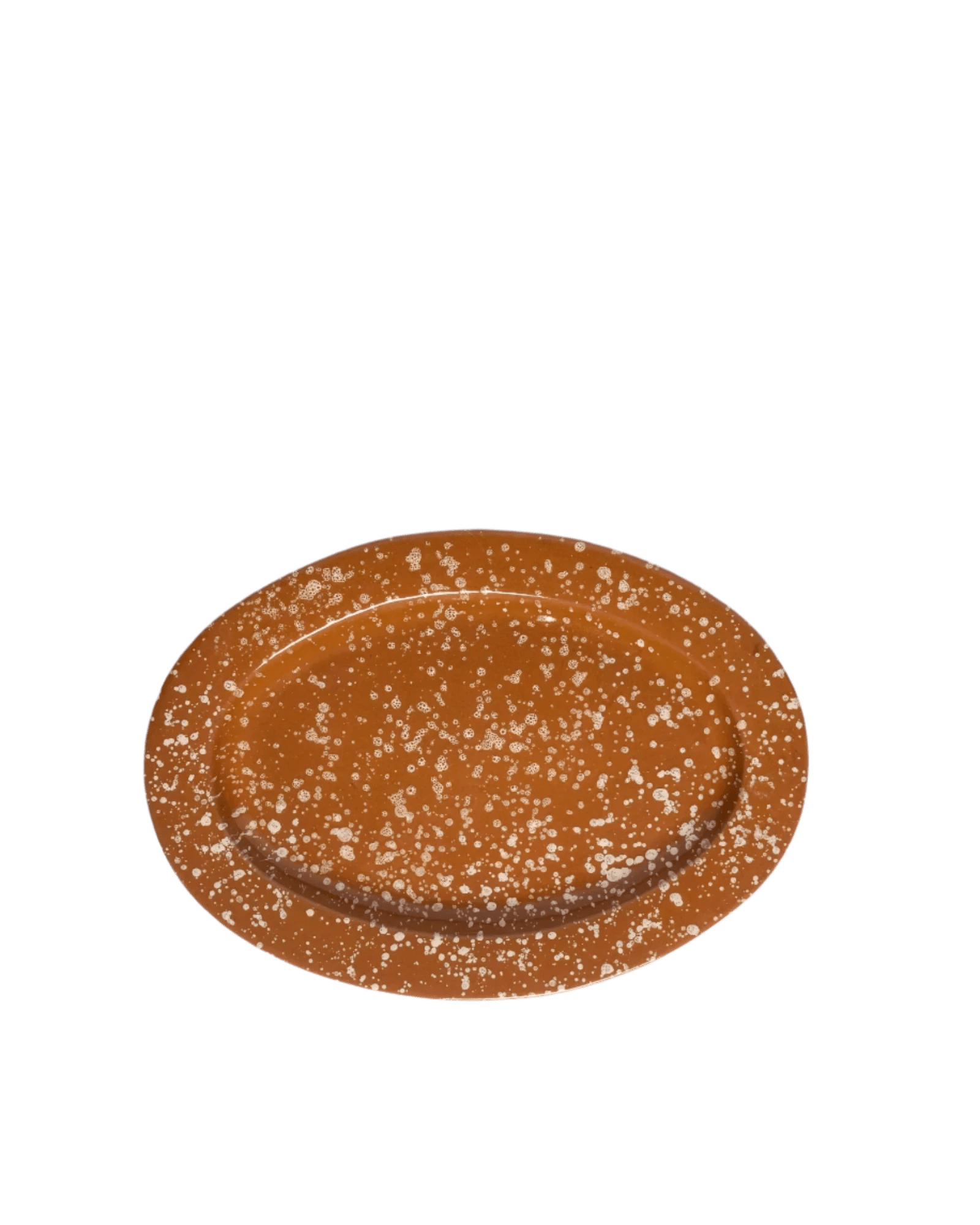 Splatter Serving Platter in Terracotta and Cream - Hosted by Kelly Gaudreau