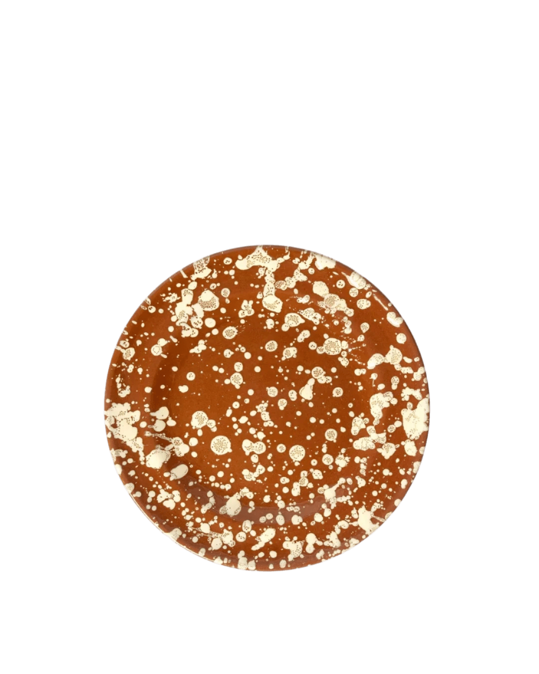 Splatter Side Plate in Terracotta and Cream - Hosted by Kelly Gaudreau