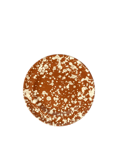 Splatter Side Plate in Terracotta and Cream - Hosted by Kelly Gaudreau