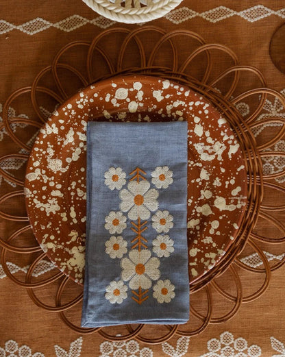 Splatter Side Plate in Terracotta and Cream - Hosted by Kelly Gaudreau