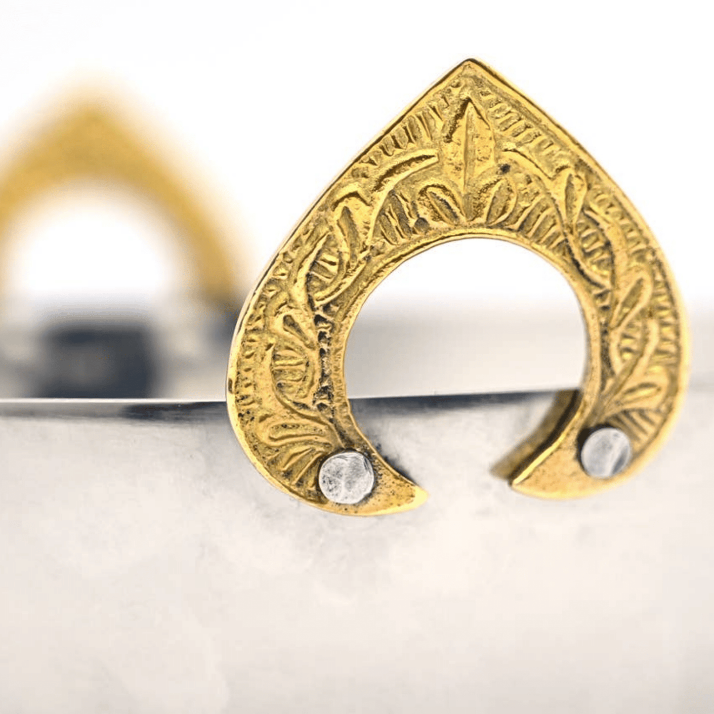 Stainless Handi Serving Bowl with Brass Handles - Hosted by Kelly Gaudreau