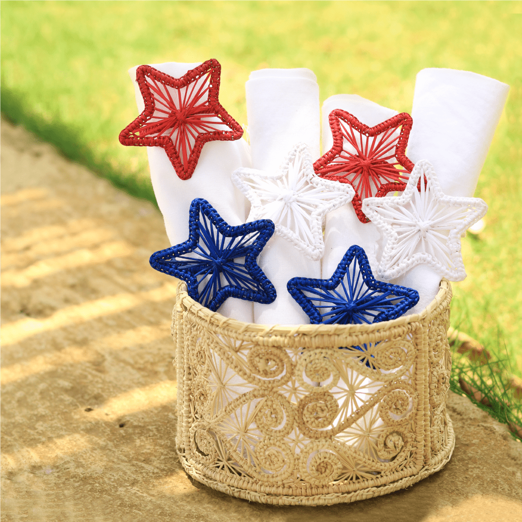Star Napkin Ring - Blue - Hosted by Kelly Gaudreau