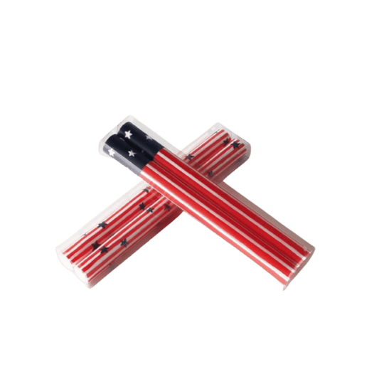 Star Spangled Taper Candle - Set of 2 - Hosted by Kelly Gaudreau