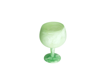 Stemware in Mint Swirl - Set of 2 - Hosted by Kelly Gaudreau