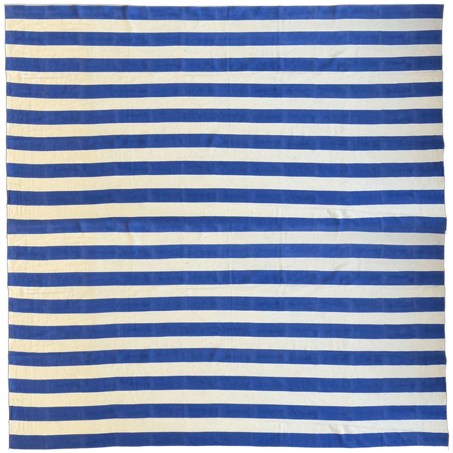 Striped Cotton Tablecloth in Blue and White - Hosted by Kelly Gaudreau