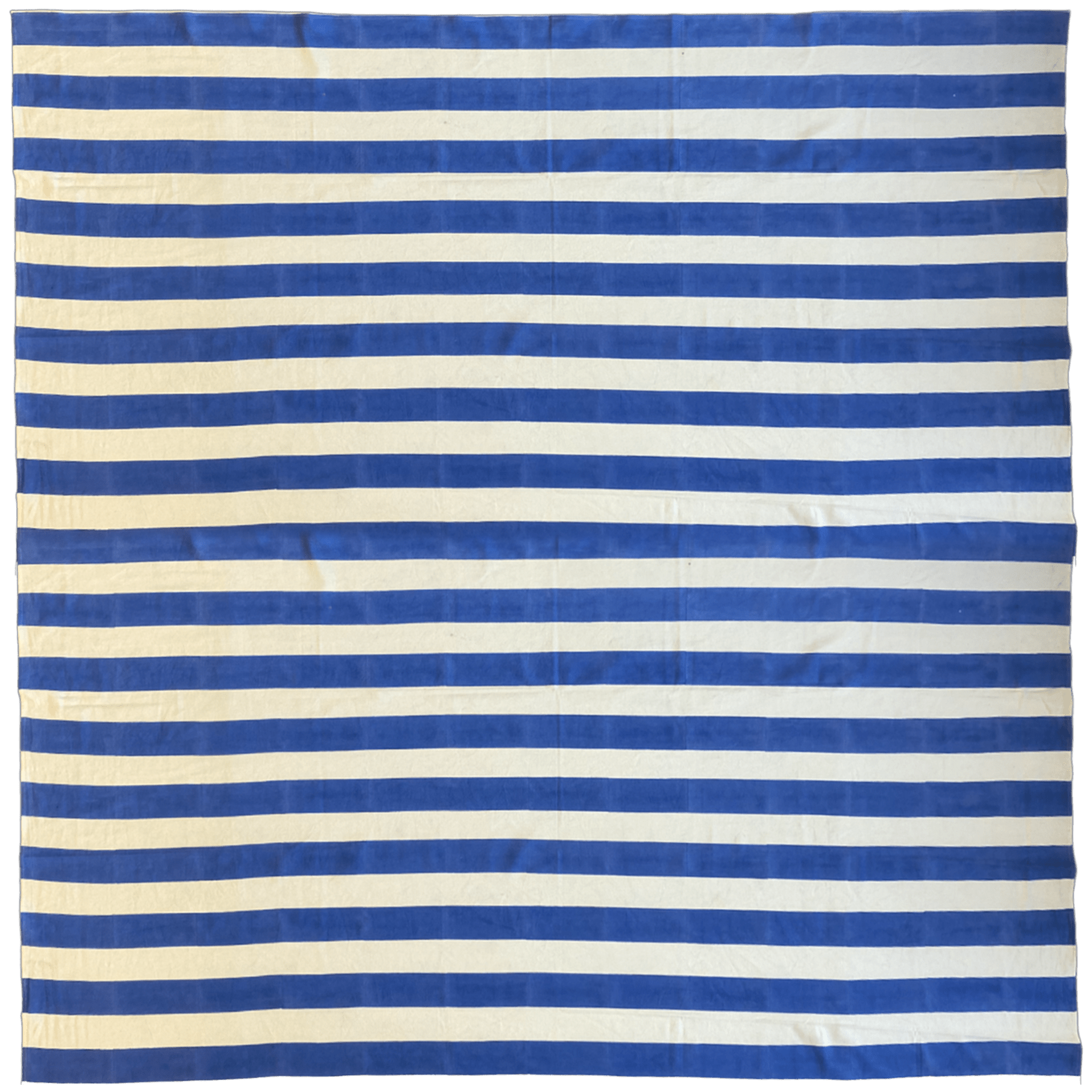 Striped Cotton Tablecloth in Blue and White - Hosted by Kelly Gaudreau