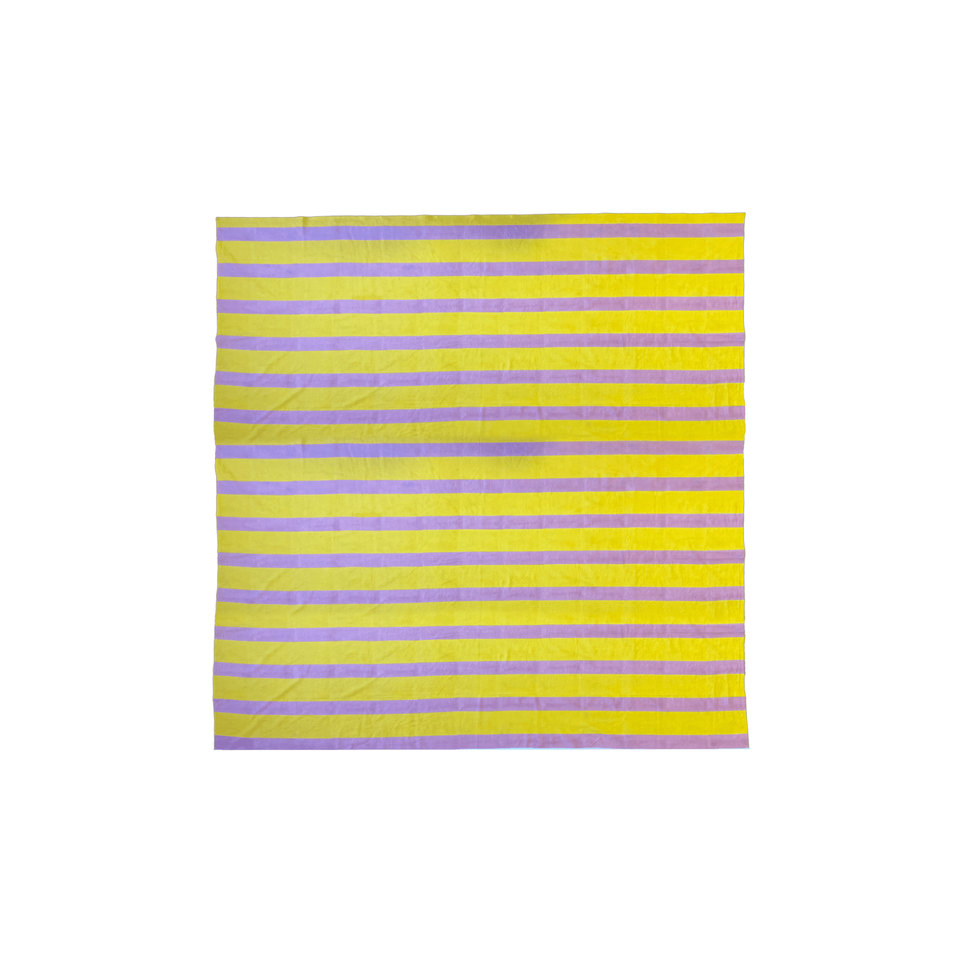 Striped Cotton Tablecloth in Pink and Yellow - Hosted by Kelly Gaudreau
