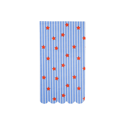 Stripes and Stars Paper Guest Napkins - Pack of 24 - Hosted by Kelly Gaudreau