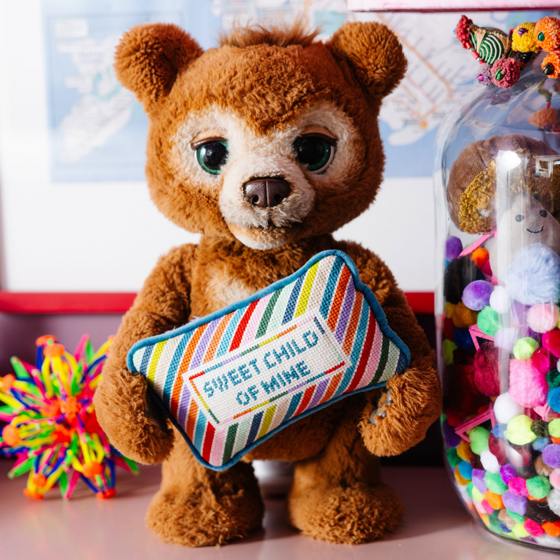 Sweet Child Of Mine Mini Needlepoint Pillow - Hosted by Kelly Gaudreau