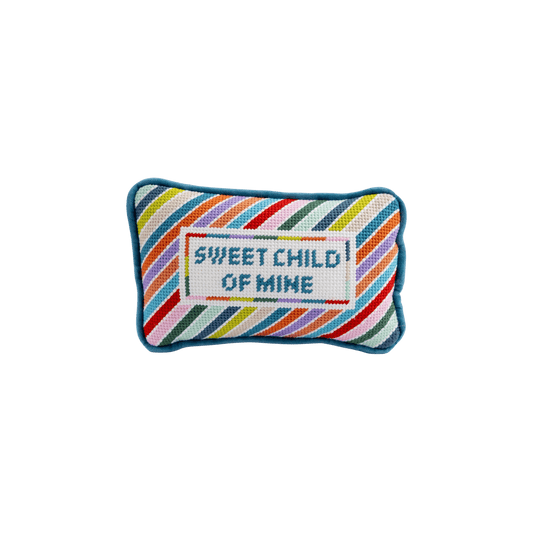 Sweet Child Of Mine Mini Needlepoint Pillow - Hosted by Kelly Gaudreau