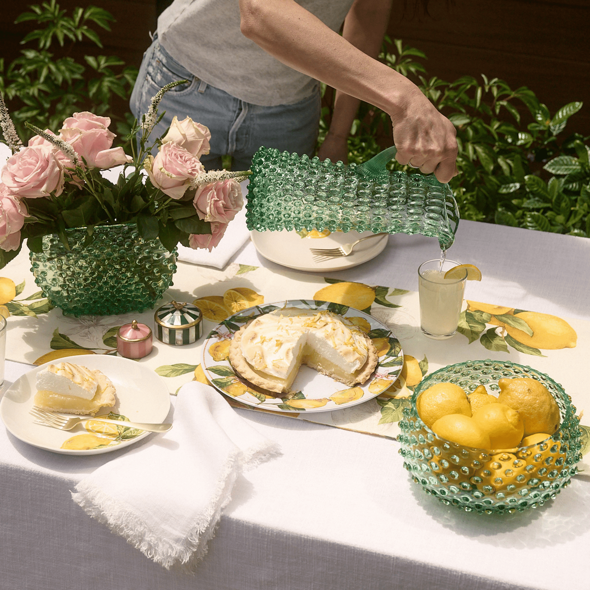 Tall Hobnail Jug - Hosted by Kelly Gaudreau