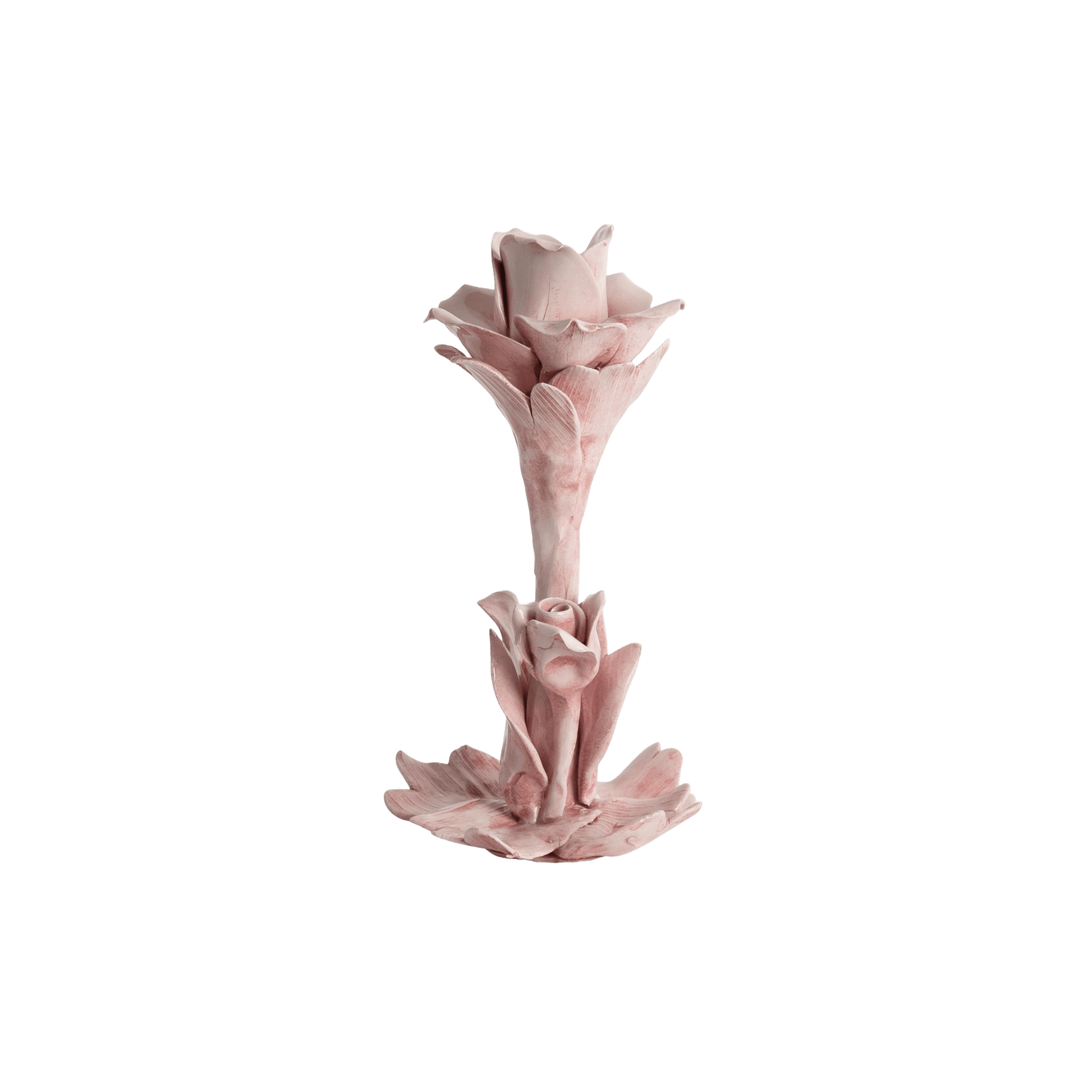 Tall Rose Candle Holder Pink - Hosted by Kelly Gaudreau