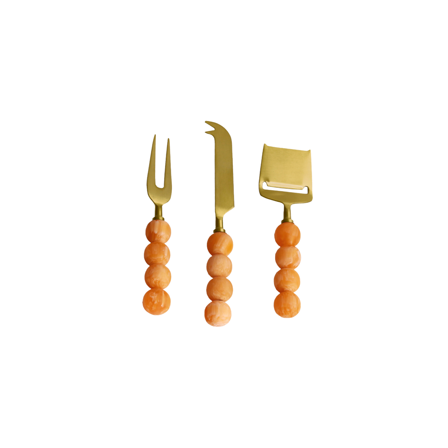 Resin Sorbet Cheese Knives - Set of 3