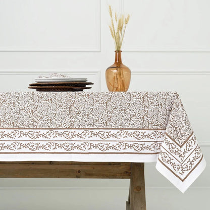 Tapestry Dark Chocolate Tablecloth - Hosted by Kelly Gaudreau