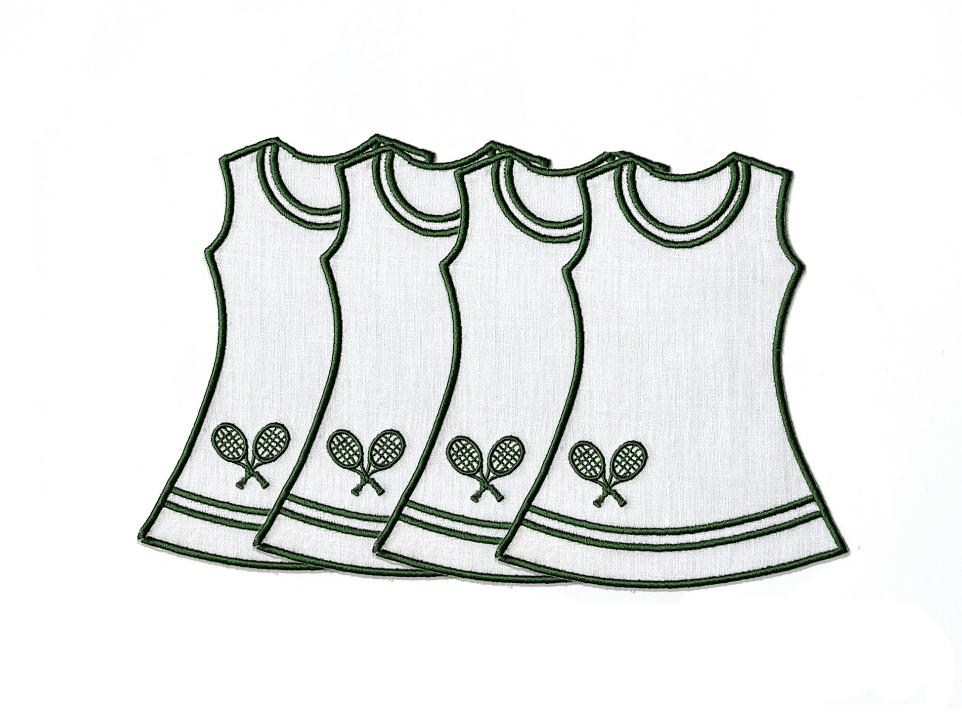 Tennis Dress Cocktail Napkins - Set of 4 - Hosted by Kelly Gaudreau