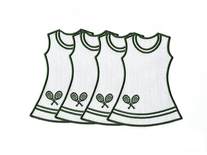 Tennis Dress Cocktail Napkins - Set of 4 - Hosted by Kelly Gaudreau