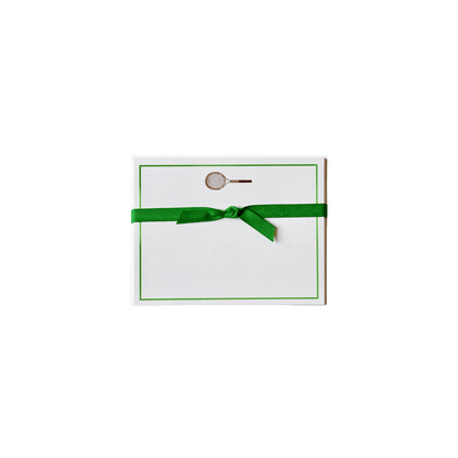 Tennis Vintage Racket Note Card Set - Hosted by Kelly Gaudreau