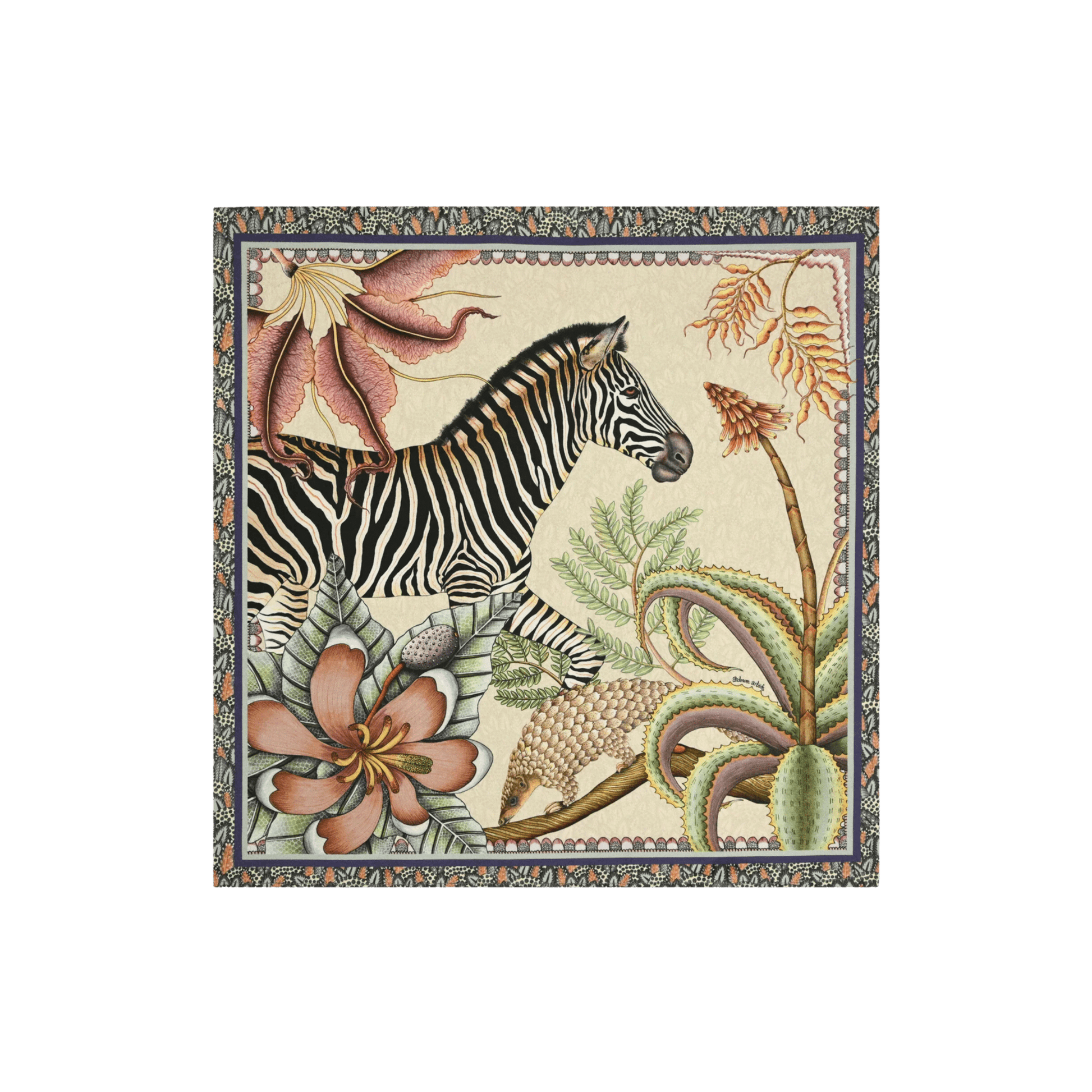 Thanda Stripe Napkins in Stone - Set of 2 - Hosted by Kelly Gaudreau