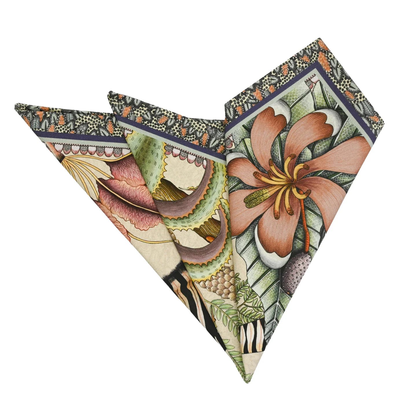 Thanda Stripe Napkins in Stone - Set of 2 - Hosted by Kelly Gaudreau