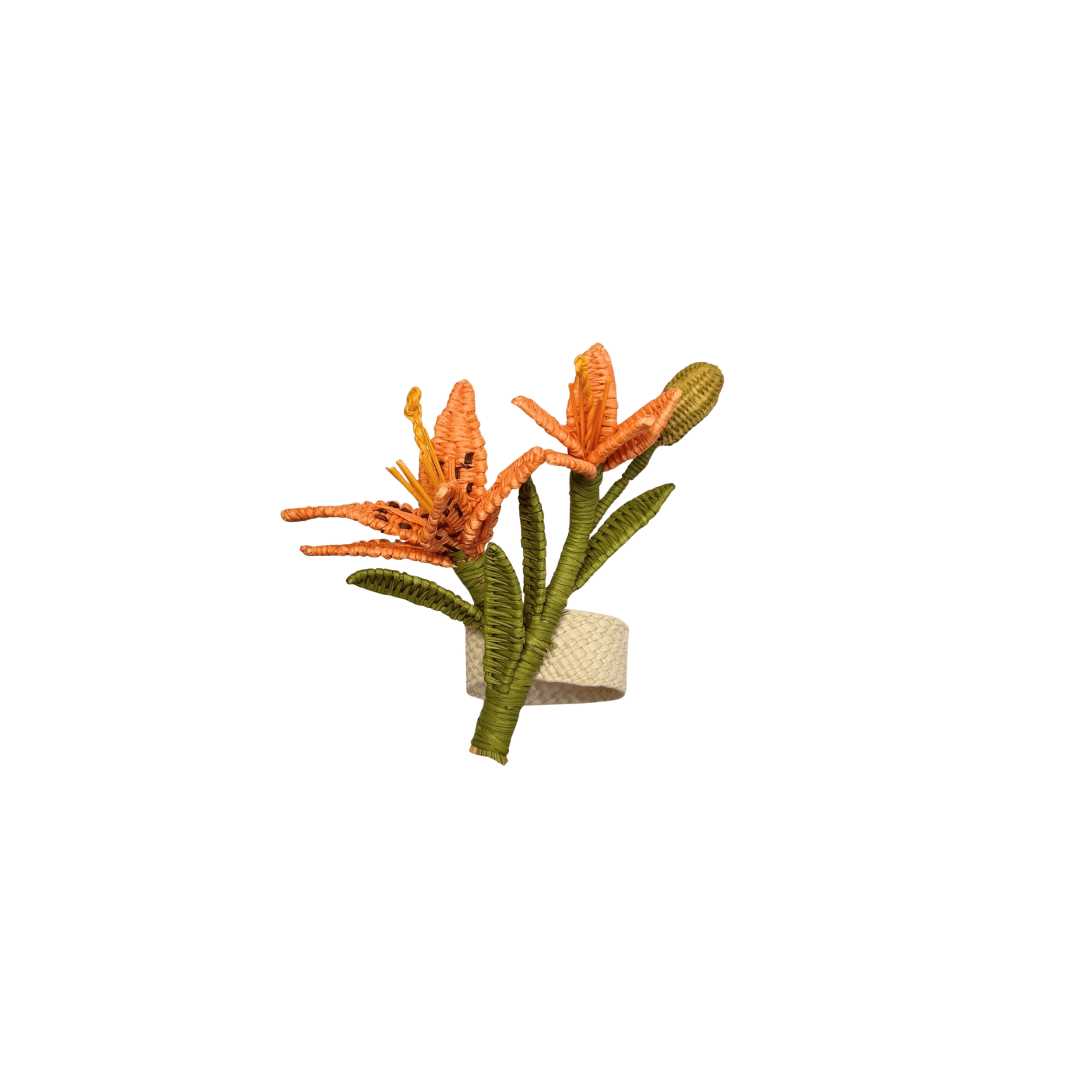 Tiger Lily Napkin Ring - Set of 4 - Hosted by Kelly Gaudreau