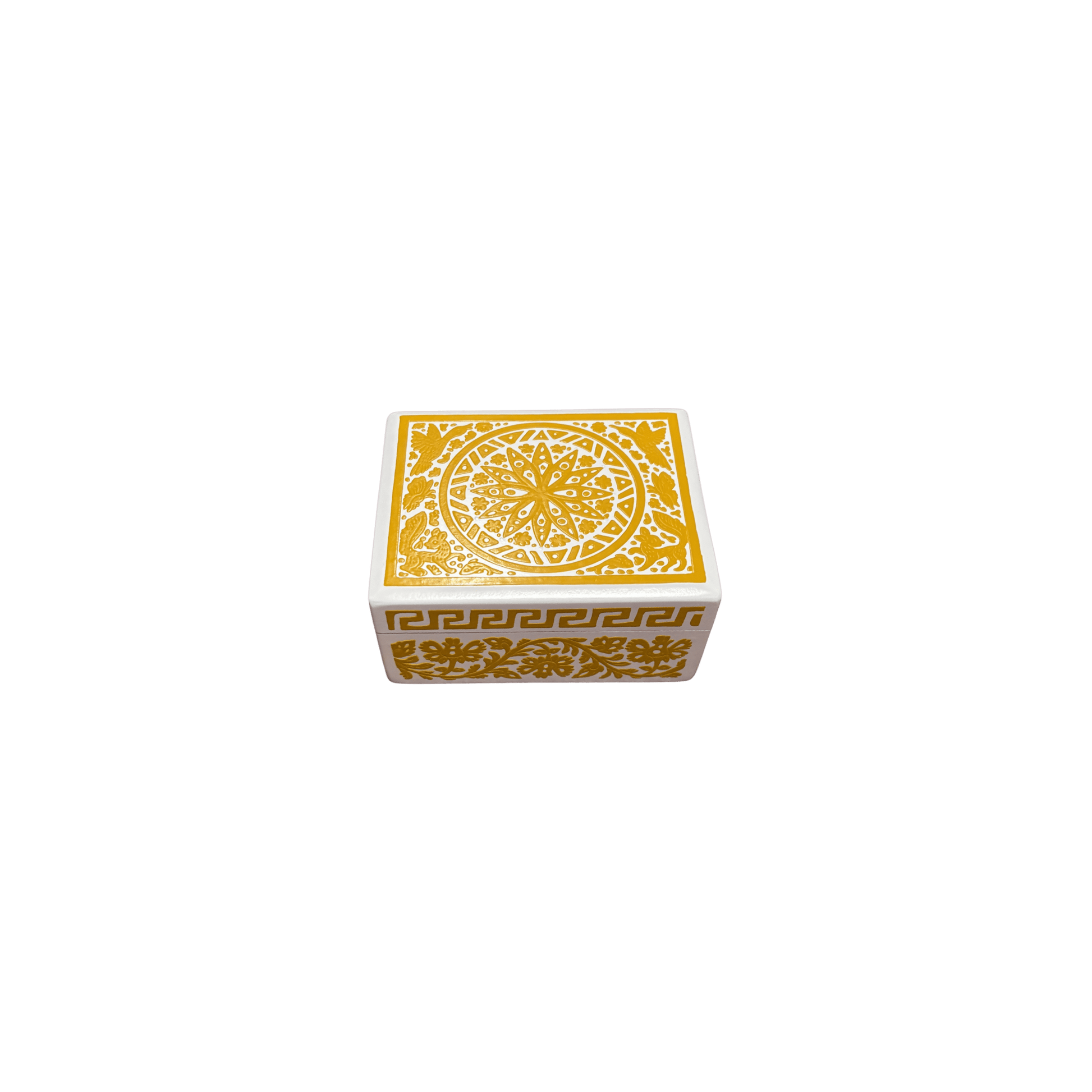 Tlamamali Style Box - Yellow on White - Hosted by Kelly Gaudreau
