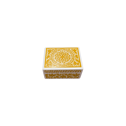Tlamamali Style Box - Yellow on White - Hosted by Kelly Gaudreau